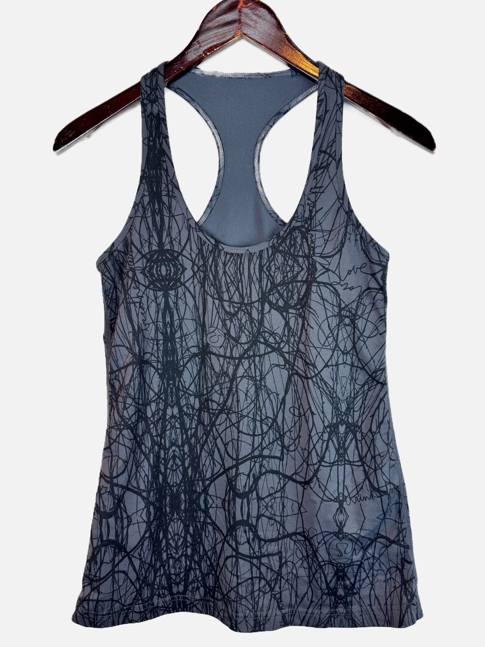 lululemon | Graffiti Pattern Racerback Tank, M - Picture 2 of 9